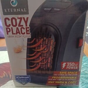 Eterna Cozy Place Warm Room Heater - Black